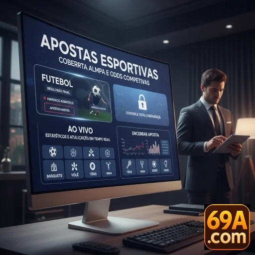 Ilustração de Explore o aplicativo cassino da 69a com segurança e agilidade