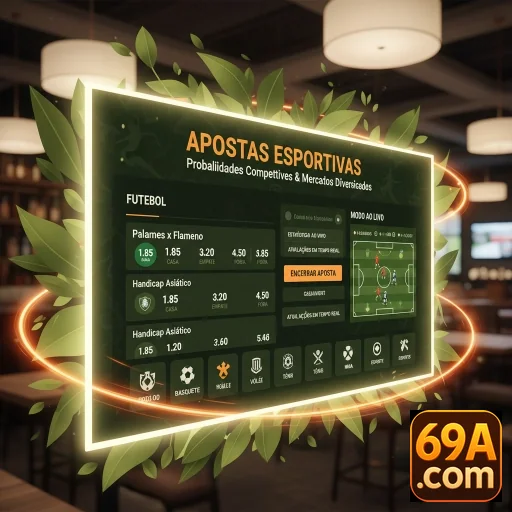 Ilustração de Aproveite as melhores apostas esportivas com 69a