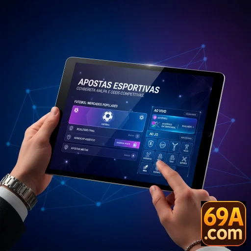 Ilustração de Aproveite as melhores apostas esportivas com 69a