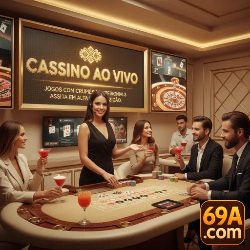 Ilustração de Acesse o cassino online 69a com login rápido e fácil