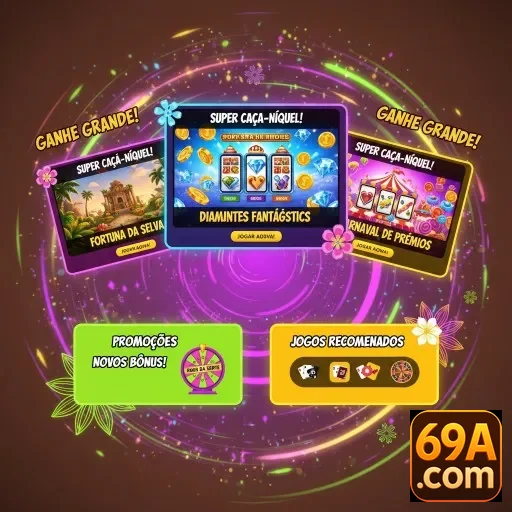 Ilustração de Jogos de Slot com Benefícios Exclusivos